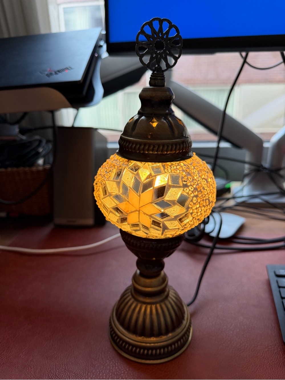 Turkish Mosaic Lamp - Picture 2 of 3